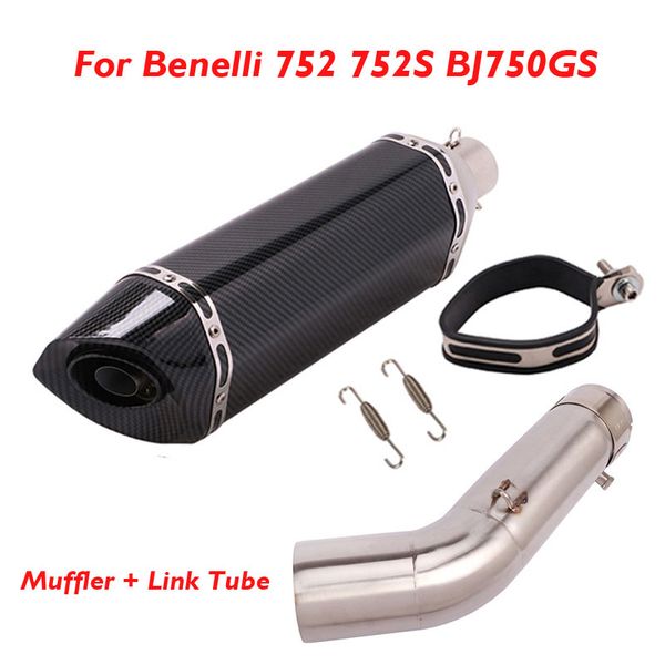 motorcycle exhaust system muffler escape pipe connector link tube for benelli 752 752s bj750gs
motorcycle exhaust system muffler escape pipe connector link tube for benelli 752 752s bj750gs