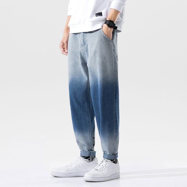 men's jeans autumn han edition tide male thin straight loose money boy joker pants leisure trousers, Blue
men's jeans autumn han edition tide male thin straight loose money boy joker pants leisure trousers, Blue