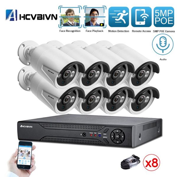 ahcvbivn audio h.265 8ch 5mp ai poe ip camera face detection outdoor waterproof home security video surveillance set
ahcvbivn audio h.265 8ch 5mp ai poe ip camera face detection outdoor waterproof home security video surveillance set