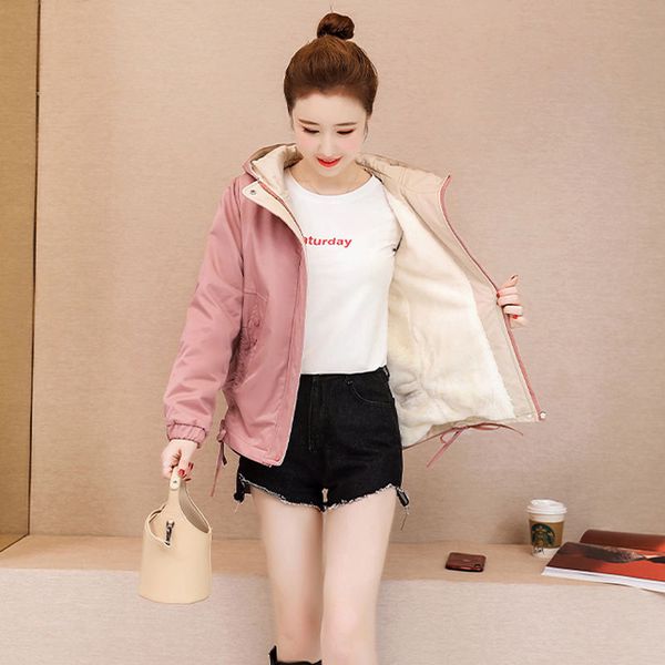 women's down & parkas 2021 women winter solid warm outwear parka hooded cotton padded zipper coat thick korean fashion loose oversized, Black
women's down & parkas 2021 women winter solid warm outwear parka hooded cotton padded zipper coat thick korean fashion loose oversized, Black