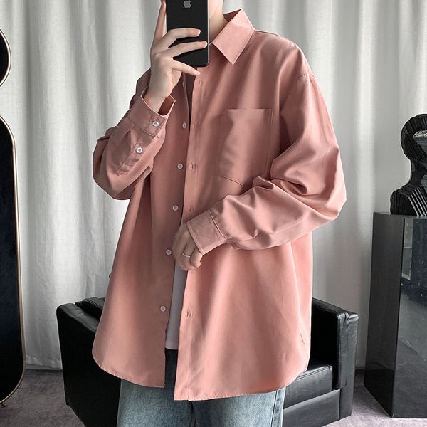 men's casual shirts 2021 fashion trend clothes loose coats long sleeves shirt camisa social masculina streetwear size -5xl, White;black
men's casual shirts 2021 fashion trend clothes loose coats long sleeves shirt camisa social masculina streetwear size -5xl, White;black