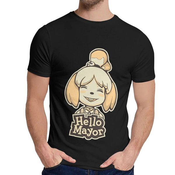 good cotton isabelle hello mayor animal crossing t shirt fashion o-neck camiseta
good cotton isabelle hello mayor animal crossing t shirt fashion o-neck camiseta