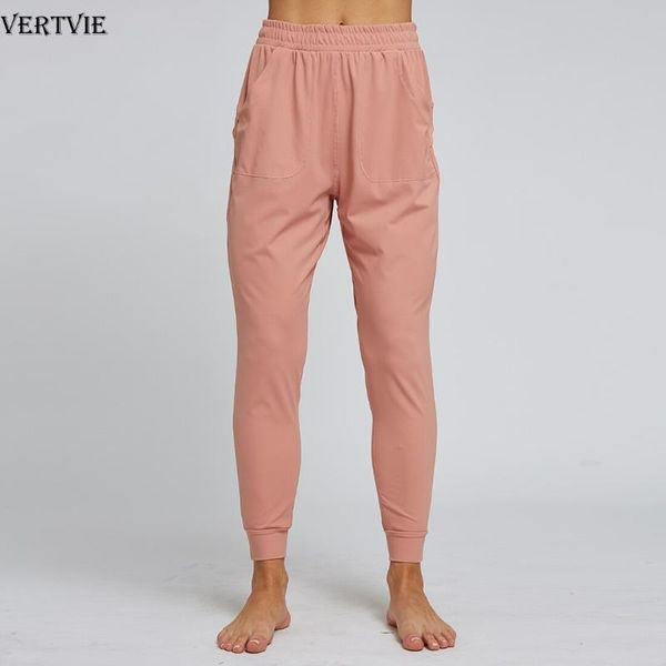 vertvie 2020 solid jogging pant women elastic waist sweatpants loose sport trouser jogger mujer high waist fitness running pants, Black;blue
vertvie 2020 solid jogging pant women elastic waist sweatpants loose sport trouser jogger mujer high waist fitness running pants, Black;blue