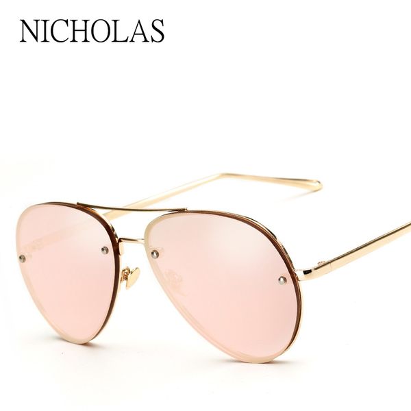nicholas luxury sunglasses women brand designer female rose gold famous mirror sun glasses ladies eyewear feminino, White;black
nicholas luxury sunglasses women brand designer female rose gold famous mirror sun glasses ladies eyewear feminino, White;black