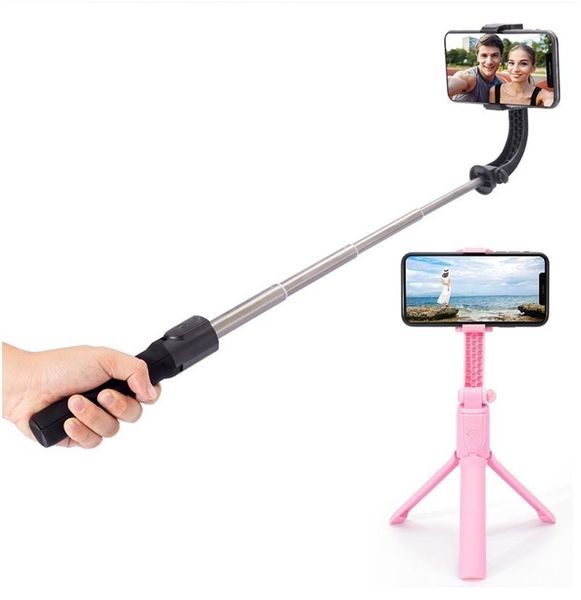 

2020 New Arrival Handheld Stabilizers Anti-shake Phone Selfie Stick Single-Axis Stabilizer Bluetooth Steady Tripod 2 Colors