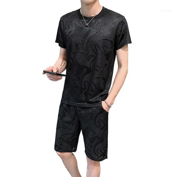 sportswear jogger slim fit tracksuit plus size casual men sets summer print chinese style sports suit t shirts+shorts pant men's, Gray
sportswear jogger slim fit tracksuit plus size casual men sets summer print chinese style sports suit t shirts+shorts pant men's, Gray