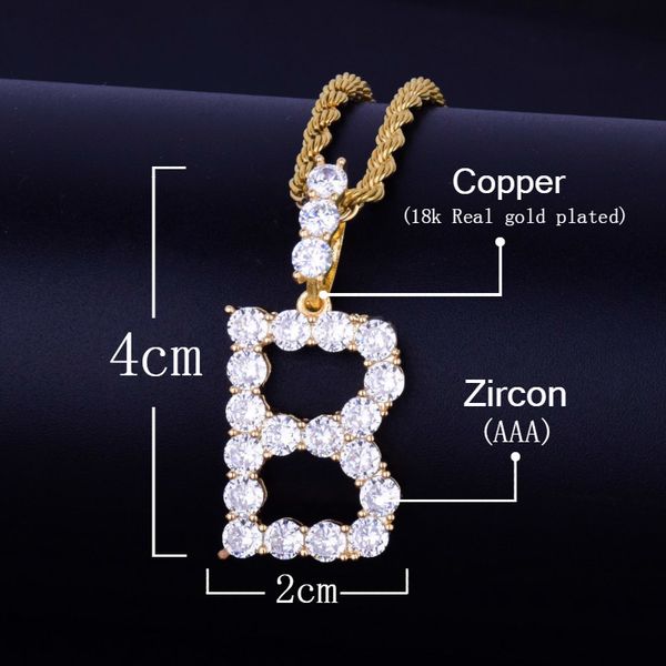 zircon letters necklaces & pendant for men/women gold color fashion hip hop jewelry with 4mm tennis chain y200810, Silver
zircon letters necklaces & pendant for men/women gold color fashion hip hop jewelry with 4mm tennis chain y200810, Silver