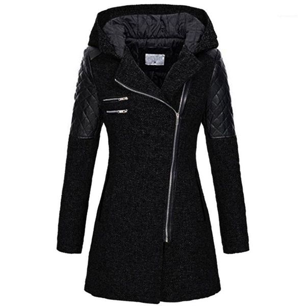 winter coats hooded zipper panelled cardigan coats long sleeve outwear long style casual clothing women designer thick, Tan;black
winter coats hooded zipper panelled cardigan coats long sleeve outwear long style casual clothing women designer thick, Tan;black