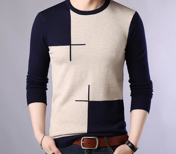 2020 autumn casual men's sweater o-neck slim fit knittwear mens sweaters pullovers pullover men pull -3xl, White;black
2020 autumn casual men's sweater o-neck slim fit knittwear mens sweaters pullovers pullover men pull -3xl, White;black