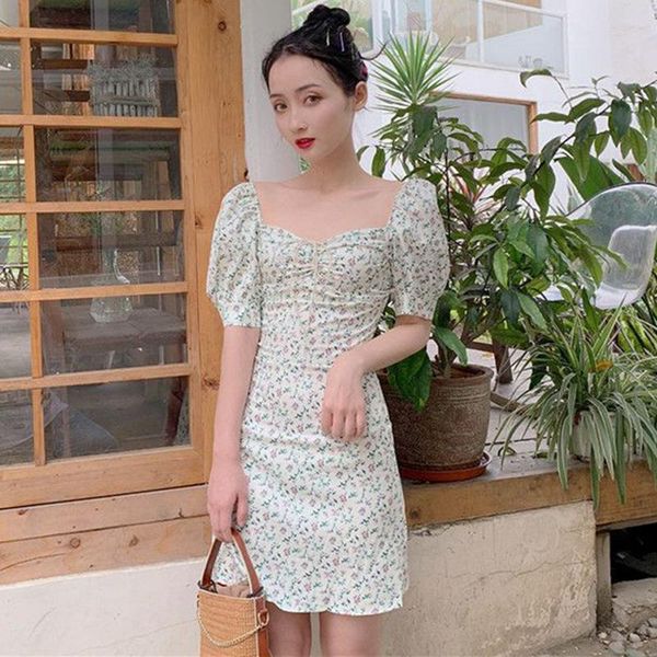 party dresses 2021 summer mini dress women vintage puff sleeve floral a line backless korean bow white, White;black
party dresses 2021 summer mini dress women vintage puff sleeve floral a line backless korean bow white, White;black