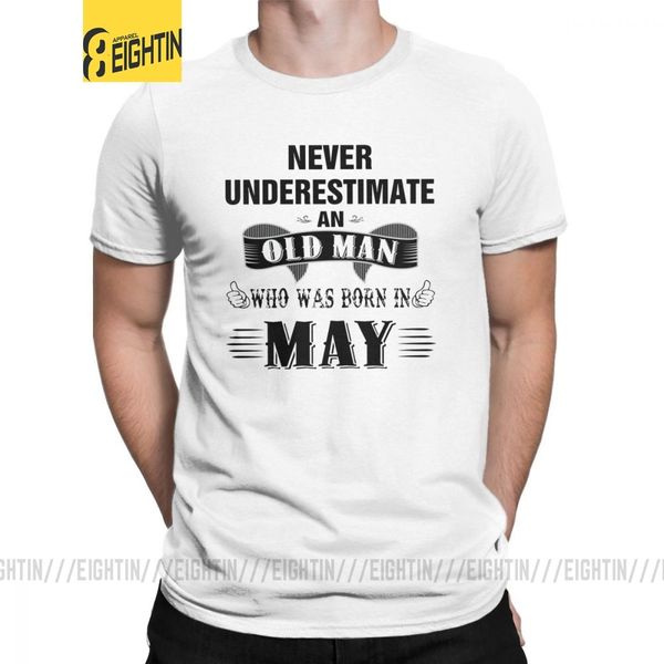never underestimate an old man who was born in may birthday gift t shirts for men plus size tee shirt pure cotton t-shirts
never underestimate an old man who was born in may birthday gift t shirts for men plus size tee shirt pure cotton t-shirts