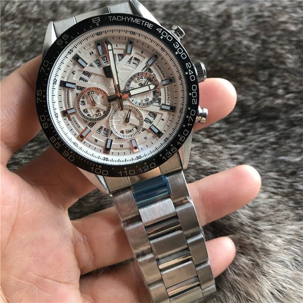 daydate men bracelet all subdials work multi-function six-hand movement solid steel belt diameter 46mm watch waterproof life mens watches, Slivery;brown
daydate men bracelet all subdials work multi-function six-hand movement solid steel belt diameter 46mm watch waterproof life mens watches, Slivery;brown