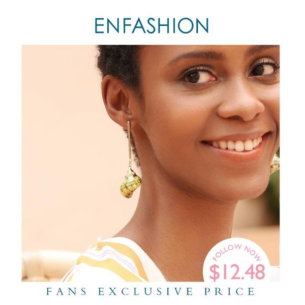 enfashion vintage natural conch dangle earrings for women statement boho long earings fashion jewelry oorbellen 2020 em191010, Silver
enfashion vintage natural conch dangle earrings for women statement boho long earings fashion jewelry oorbellen 2020 em191010, Silver