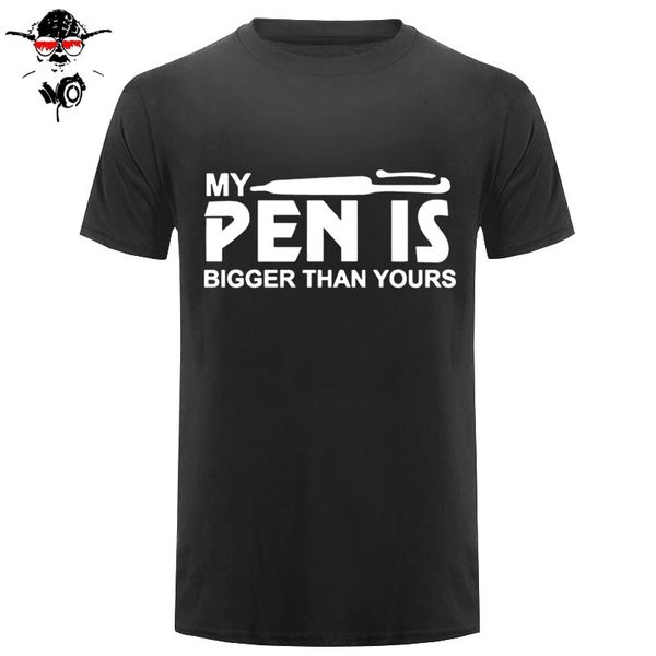 my pen is bigger than yours humorous creative novelty mens men t shirt t-shirt new short sleeve o neck cotton tshirt tee
my pen is bigger than yours humorous creative novelty mens men t shirt t-shirt new short sleeve o neck cotton tshirt tee