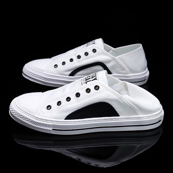 mens breathable canvas shoes low cut casual slip on plimsolls sneakers for men, Black
mens breathable canvas shoes low cut casual slip on plimsolls sneakers for men, Black