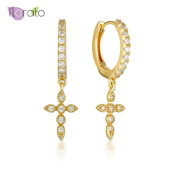 simple gold silver cross earrings for women 925 sterling silver small hoop earrings fashion wedding jewelry, Golden;silver
simple gold silver cross earrings for women 925 sterling silver small hoop earrings fashion wedding jewelry, Golden;silver