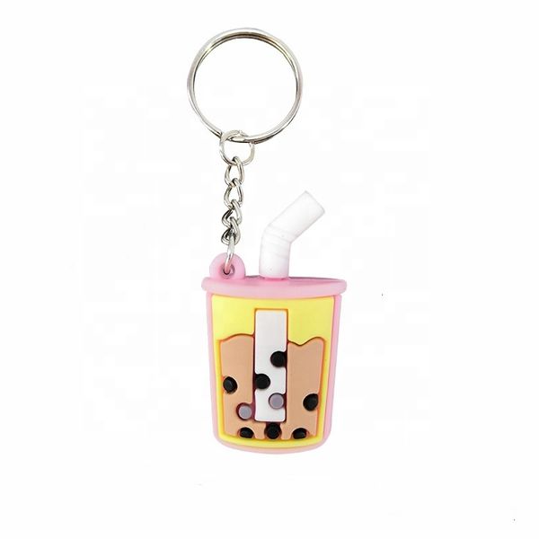 promotional 2d custom milk tea shaped soft pvc keychain no minimum rubber key chain, Silver
promotional 2d custom milk tea shaped soft pvc keychain no minimum rubber key chain, Silver