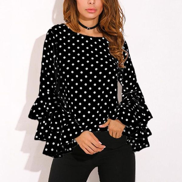 3xl 4xl 5xl plus size tunics women casual shirt polka dot ruffle blouses long sleeves o-neck elegant ladies casual office, White
3xl 4xl 5xl plus size tunics women casual shirt polka dot ruffle blouses long sleeves o-neck elegant ladies casual office, White