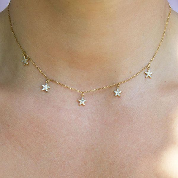 chains 2021 drop 925 sterling silver necklaces star pendants jewelry collar choker for women fashion gift
chains 2021 drop 925 sterling silver necklaces star pendants jewelry collar choker for women fashion gift