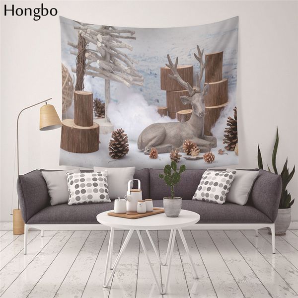 hongbo christmas deer printed tapestry india mandala wall hanging tapestries european style polyester bedspread throw blanket
hongbo christmas deer printed tapestry india mandala wall hanging tapestries european style polyester bedspread throw blanket
