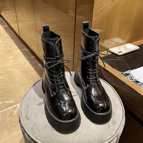 women boots breathable thick sole boots female 2020 new autumn wild high increase mid tube motorcycle short, Black
women boots breathable thick sole boots female 2020 new autumn wild high increase mid tube motorcycle short, Black