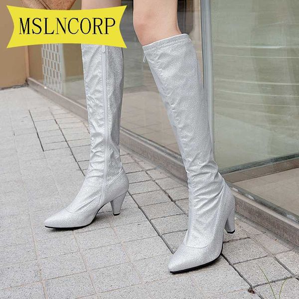 plus size 34-48 knee high boots zipper western cowboy boots for women long winter pointed toe cowgirl motorcycle, Black
plus size 34-48 knee high boots zipper western cowboy boots for women long winter pointed toe cowgirl motorcycle, Black