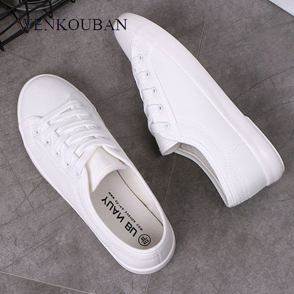 white canvas shoes women vulcanized shoes classic white sneakers ladies trainers summer women casual shoes basket femme 2020 y200801, Black
white canvas shoes women vulcanized shoes classic white sneakers ladies trainers summer women casual shoes basket femme 2020 y200801, Black