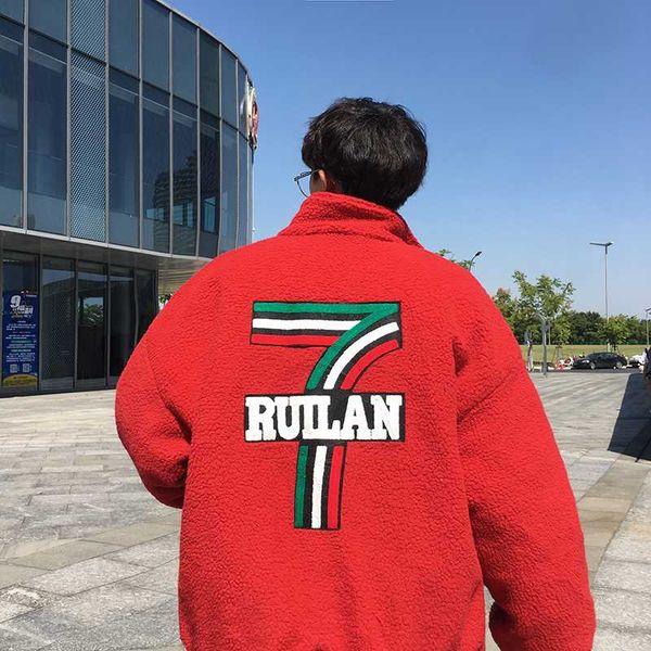 winter new lamb hair jacket men warm thick parka men fashion embroidery casual stand collar coat street wild loose cotton jacket, Black
winter new lamb hair jacket men warm thick parka men fashion embroidery casual stand collar coat street wild loose cotton jacket, Black