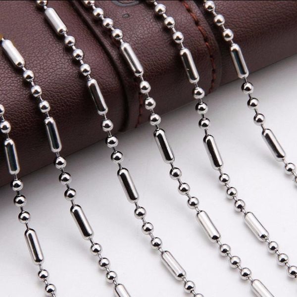 whosale нержавеющей стали бисер цепи ожерелье choker punk hip hop ожерелья для женщин / мужчин ювелирные 16-40" long multiple ширина, Silver
whosale нержавеющей стали бисер цепи ожерелье choker punk hip hop ожерелья для женщин / мужчин ювелирные 16-40" long multiple ширина, Silver