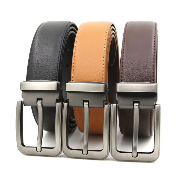 new fashion men's leather belt casual pin buckle men's youth jeans waistband cowhide 130cm designer belts, Black;brown
new fashion men's leather belt casual pin buckle men's youth jeans waistband cowhide 130cm designer belts, Black;brown
