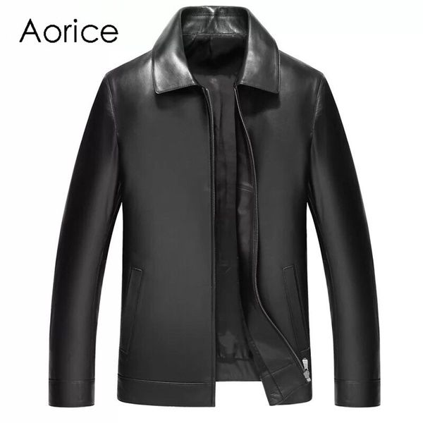 aorice mt827 2020 men jacket real sheep leather coat with turn-down collar fall winter warm casual outwear plus size 4xl 5xl, Black;white
aorice mt827 2020 men jacket real sheep leather coat with turn-down collar fall winter warm casual outwear plus size 4xl 5xl, Black;white