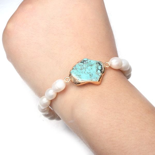 new freshwater 100% natural white pearl bracelet zinc alloy jewelry provides the birthday gift for women size 19cm, Golden;silver
new freshwater 100% natural white pearl bracelet zinc alloy jewelry provides the birthday gift for women size 19cm, Golden;silver