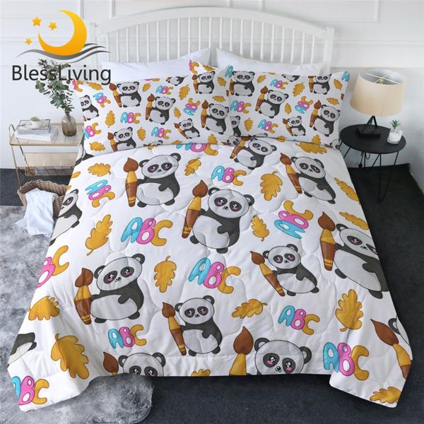 blessliving pandas bedding queen cartoon air-conditioning comforter for kids back to school quilt set animal colcha verano 3pcs
blessliving pandas bedding queen cartoon air-conditioning comforter for kids back to school quilt set animal colcha verano 3pcs