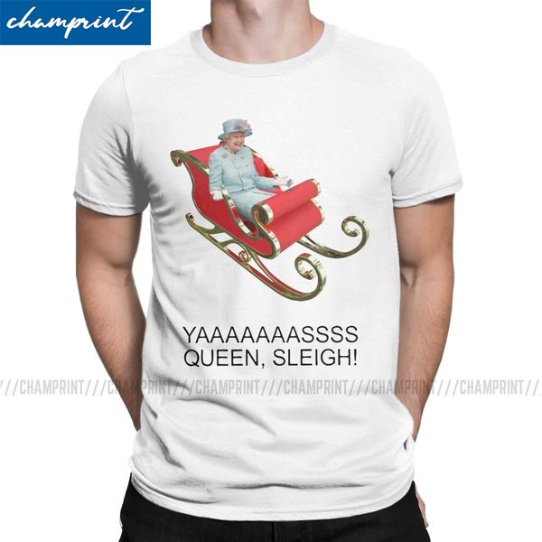 yaaaaass queen sleigh t shirt men's cotton awesome t-shirts queen elizabeth ii british royal crown tees short sleeve clothing
yaaaaass queen sleigh t shirt men's cotton awesome t-shirts queen elizabeth ii british royal crown tees short sleeve clothing