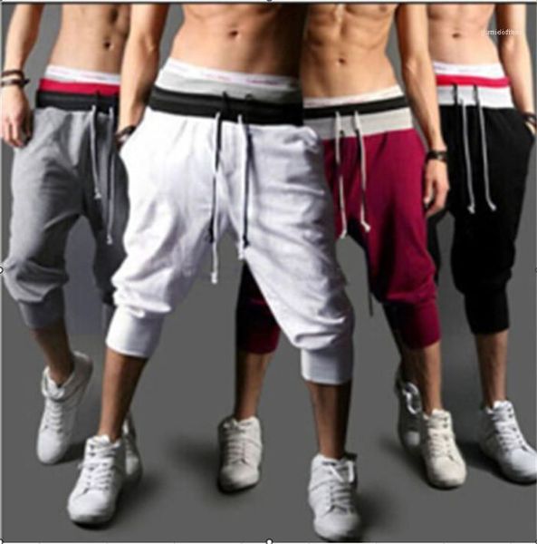 trousers cotton designer men sports fitness pants loose men's fitness jogging harem pants drawstring capris mens, Black
trousers cotton designer men sports fitness pants loose men's fitness jogging harem pants drawstring capris mens, Black