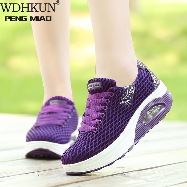 shoes woman beatherable mesh sneakers rocking shoes air cushion outdoor casual sport running zapatos de mujer, Black
shoes woman beatherable mesh sneakers rocking shoes air cushion outdoor casual sport running zapatos de mujer, Black