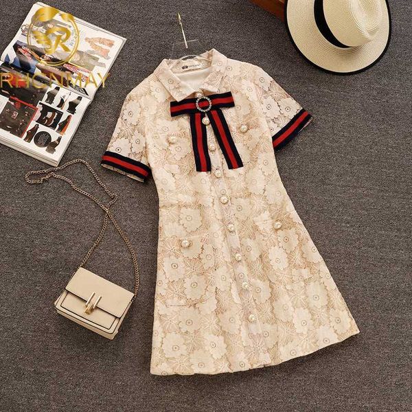 summer lace hollow out dress runway women brooch short sleeve bodycon party dress fashion pearl buttons single breasted, Black;gray
summer lace hollow out dress runway women brooch short sleeve bodycon party dress fashion pearl buttons single breasted, Black;gray