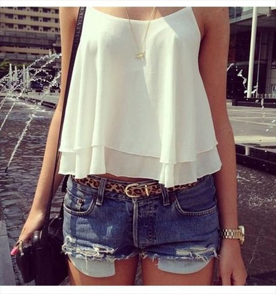 summer women sleeveless spaghetti strap vest shirts chiffon girl blouses vest causal solid color short vest, White
summer women sleeveless spaghetti strap vest shirts chiffon girl blouses vest causal solid color short vest, White