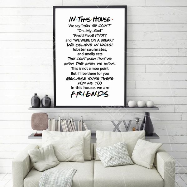 friends quotes tv poster friends tv show in this house print funny quote bedroom poster joey tribbiani rachel canvas painting
friends quotes tv poster friends tv show in this house print funny quote bedroom poster joey tribbiani rachel canvas painting