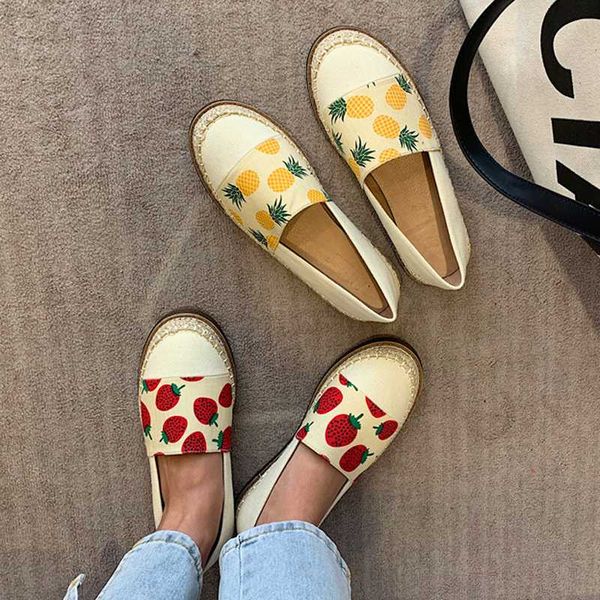 brand patchwork espadrilles shoes woman print strawberry fisherman flats chaussures femme loafers comfy slip on moccasins, Black
brand patchwork espadrilles shoes woman print strawberry fisherman flats chaussures femme loafers comfy slip on moccasins, Black
