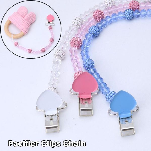 2020new baby crystal pacifier clips soother chain dummy nipple holder baby pram hook hanging strap
2020new baby crystal pacifier clips soother chain dummy nipple holder baby pram hook hanging strap