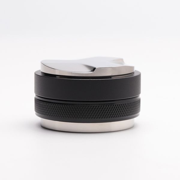 53mm dual sided coffee tamper, espresso tamper, 3 angled slopes and flat base, uncoated solid stainless steel, leveler tool
53mm dual sided coffee tamper, espresso tamper, 3 angled slopes and flat base, uncoated solid stainless steel, leveler tool