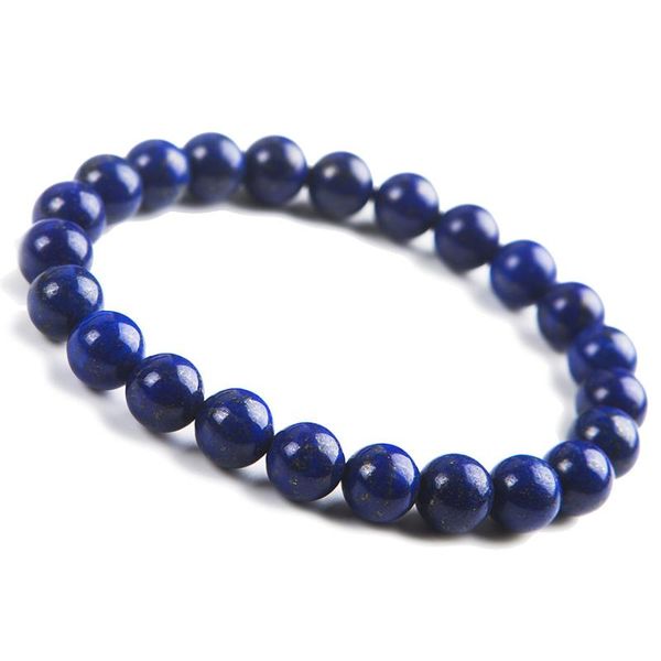 unique 8mm natural lapis lazuli bracelet for women femme charm stretch crystal round bead bracelet, Black
unique 8mm natural lapis lazuli bracelet for women femme charm stretch crystal round bead bracelet, Black