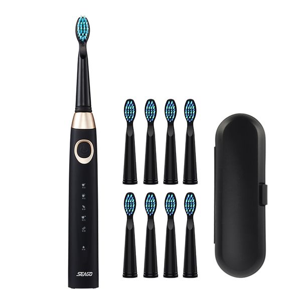 seago electric toothbrush rechargeable sonic automatic tooth brush replacement head soft bristle deep clean gift sg-508
seago electric toothbrush rechargeable sonic automatic tooth brush replacement head soft bristle deep clean gift sg-508