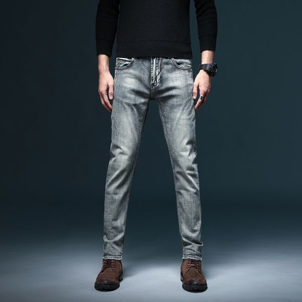 autumn vintage designer men jeans good quality cotton casual pants slim fit buttons classical jeans brand mens 28-38.m003, Blue
autumn vintage designer men jeans good quality cotton casual pants slim fit buttons classical jeans brand mens 28-38.m003, Blue