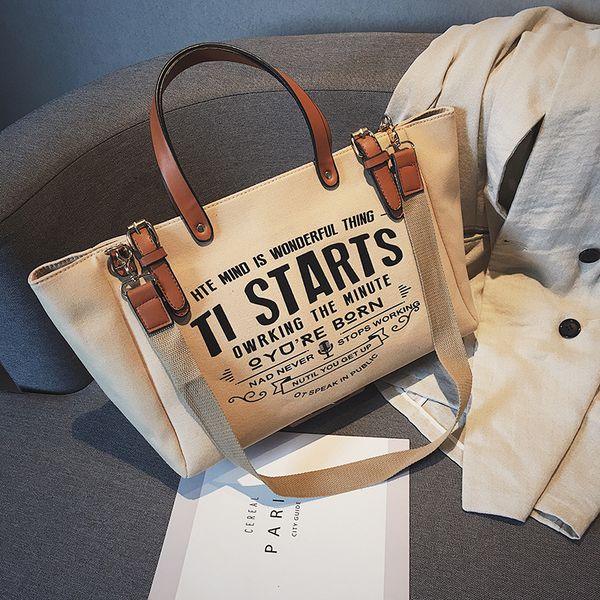 sac femme large capacity shopping shoulder bags for women 2020 fashion letter canvas messenger travel hand bag
sac femme large capacity shopping shoulder bags for women 2020 fashion letter canvas messenger travel hand bag