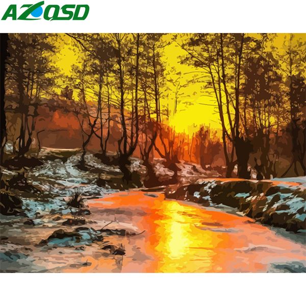 azqsd oil painting by numbers natural scenery diy unframe coloring by numbers sunset picture for living room home decoration
azqsd oil painting by numbers natural scenery diy unframe coloring by numbers sunset picture for living room home decoration