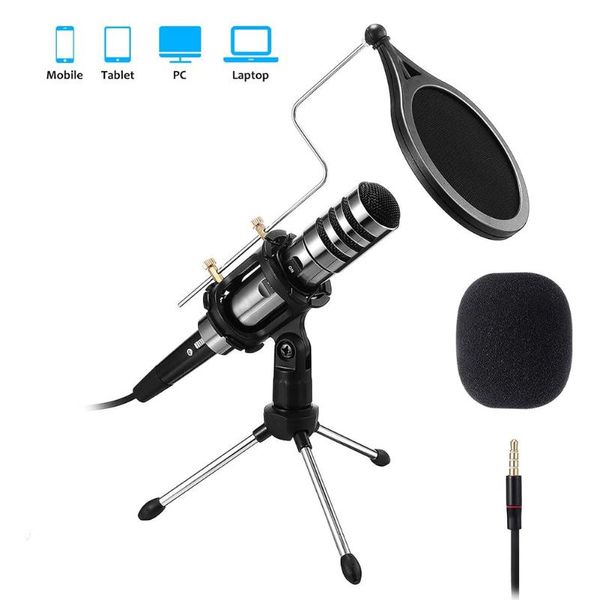 condenser recording microfone ultra-wide 3.5mm condenser microphone online audio sound recording mic stand kit
condenser recording microfone ultra-wide 3.5mm condenser microphone online audio sound recording mic stand kit
