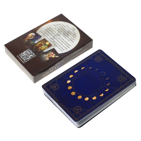 44 pcs oracle queen of the moon oracle cards tarot l oracle card board deck games palying cards for party game
44 pcs oracle queen of the moon oracle cards tarot l oracle card board deck games palying cards for party game