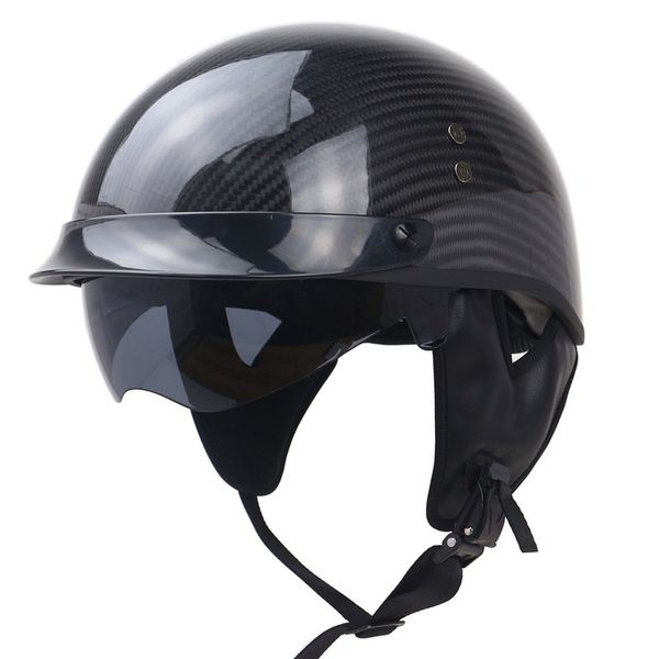 100% carbon fiber half face helmet dot approved light weight moto helmet with internal black sunglasses for adults
100% carbon fiber half face helmet dot approved light weight moto helmet with internal black sunglasses for adults